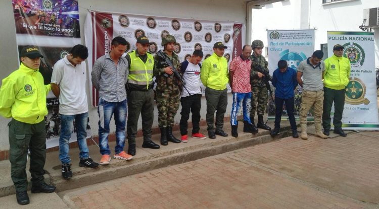 Capturados seis presuntos integrantes de la banda delincuencial “Los Raspaos”