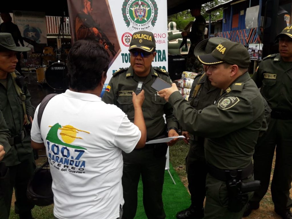 Policía Guaviare lanzó linea 167 antidrogas para denunciar redes del microtráfico