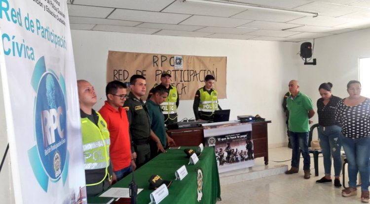Meta: En Puerto Concordia, Policía fortalece red de participación cívica