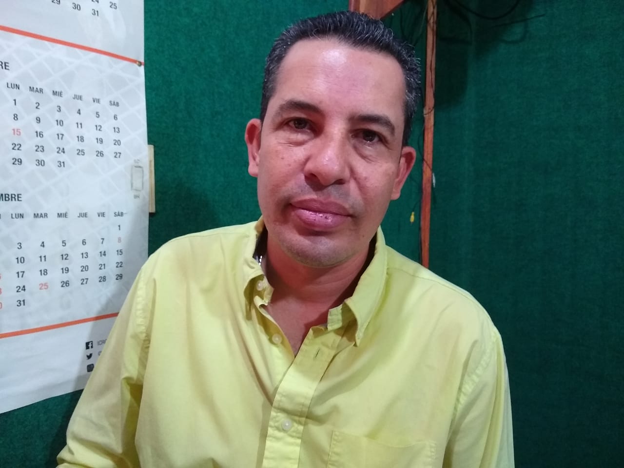 Sergio Tejeda, presidente de la Central Unitaria de Trabajadores Guaviare