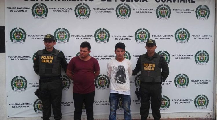 Capturados por extorsionar a comerciante en San José del Guaviare