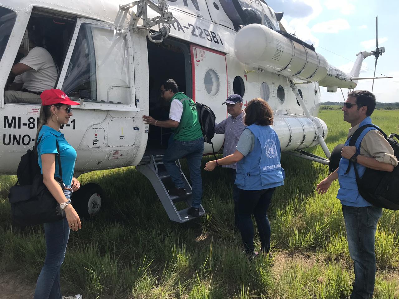 La Misión de verificación de la ONU en el Guaviare, facilitadores en los procesos de articulación de las entidades en las actividades - Foto/ ONU Colombia