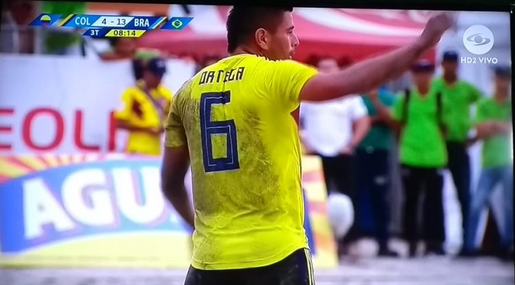 Selección Colombia Fútbol Playa cayó 5 -13 ante Brasil en final de fútbol playa