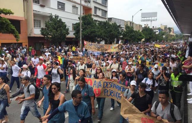 Estudiantes de la Unillanos se unen a movilización nacional