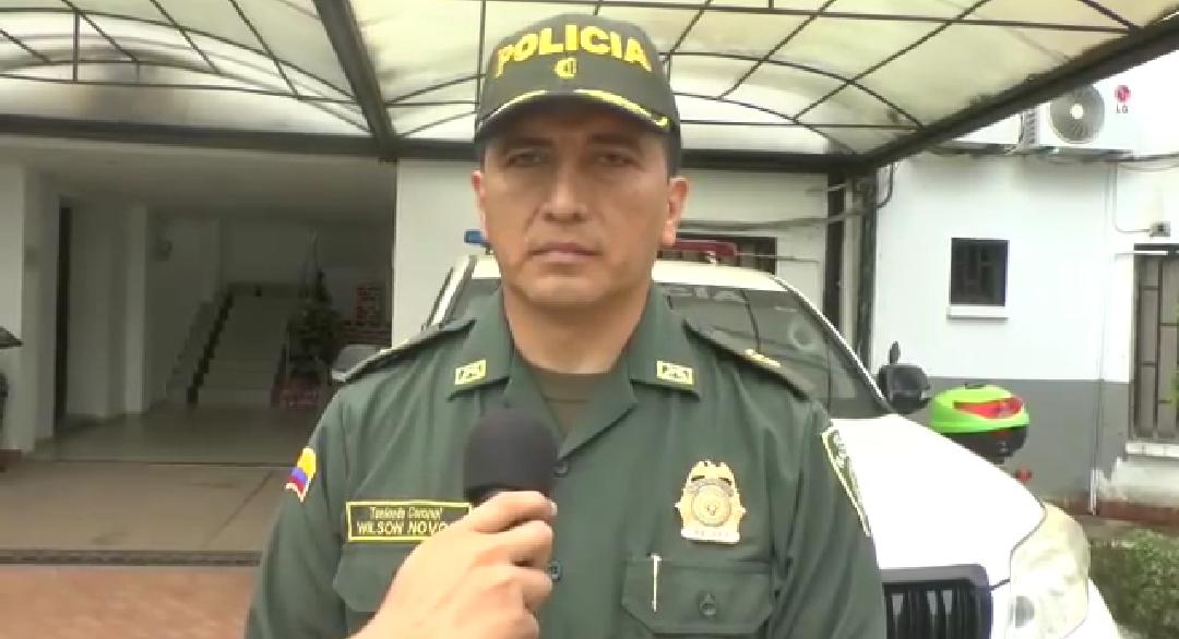 Coronel Wilson Novoa, subcomandante de Policía Guaviare.