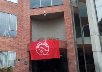 Estudiantes de la Unillanos se unen a movilización nacional en Bogotá