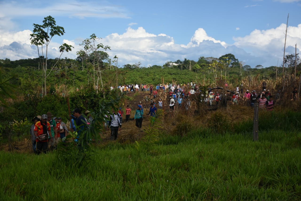 Movilización campesina en Puerto Cachicamo (Guaviare)