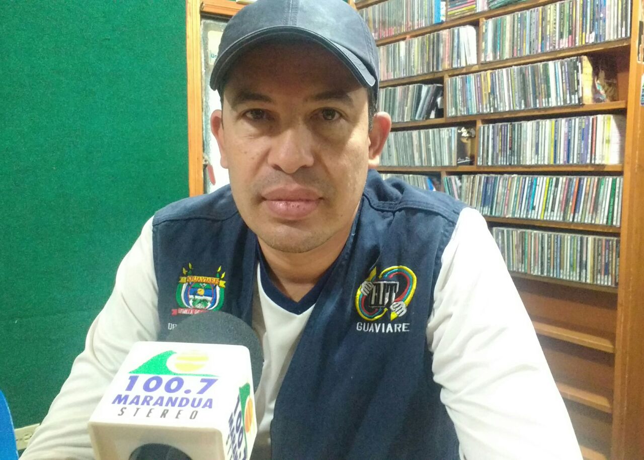 Sergio Tejeda, presidente de la Central Unitaria de Trabajadores (CUT) en Guaviare