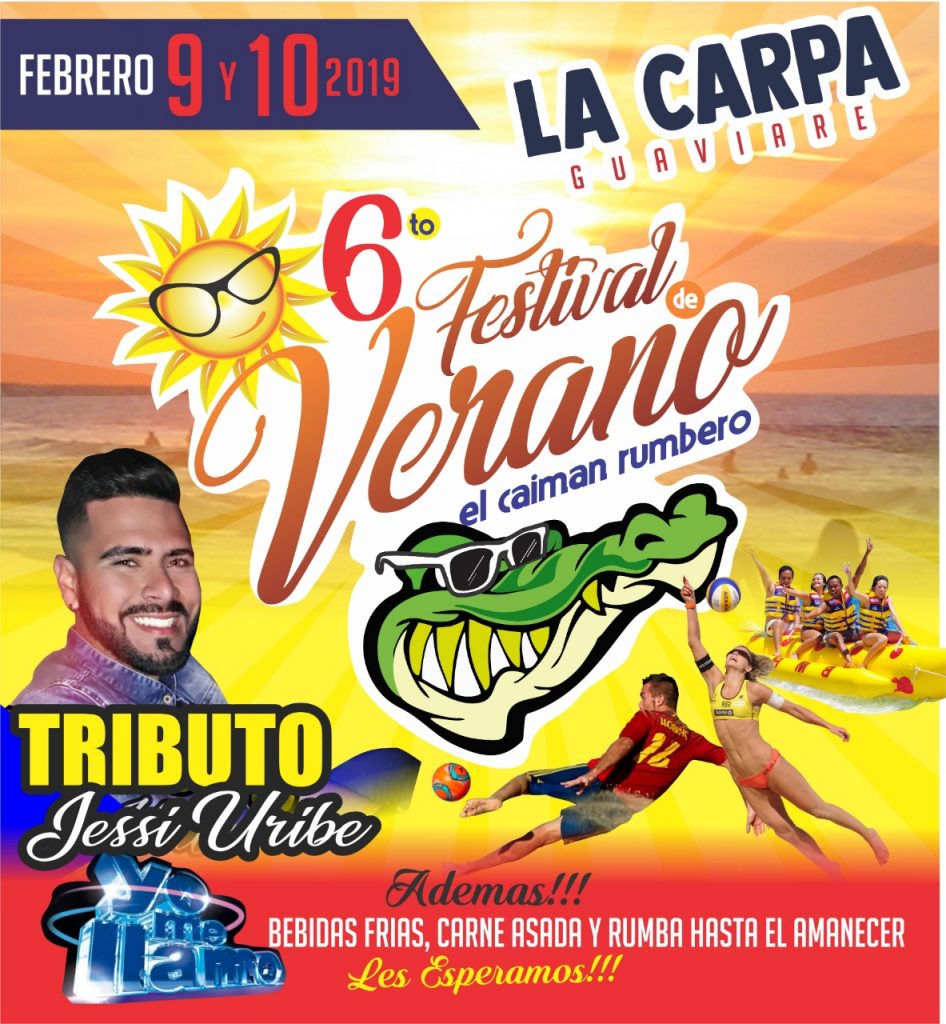 Prepárate pAprobado en primer debate proyecto que busca institucionalizar Festival El Caimán Rumberoara el Festival de Verano "el Caimán Rumbero" en la Carpa, Guaviare