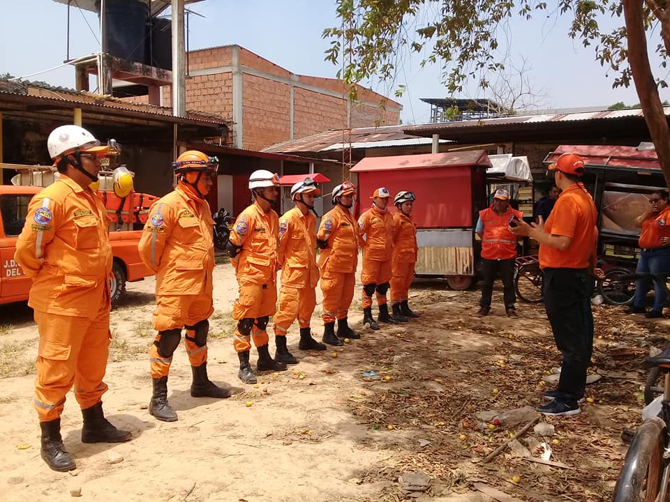 Brigadas forestales de la Defensa Civil Colombiana Junta San José del Guaviare. Foto/ Junta Defensa Civil San José del Guaviare