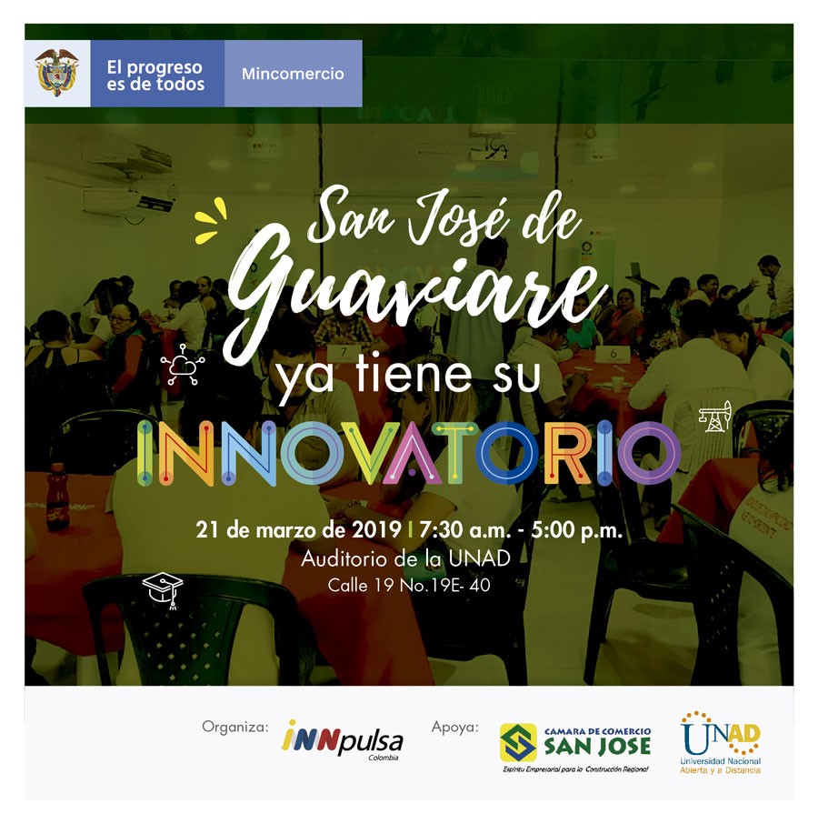 iNNpulsa Colombia realizará en Guaviare una actividad denominada Innovatorio