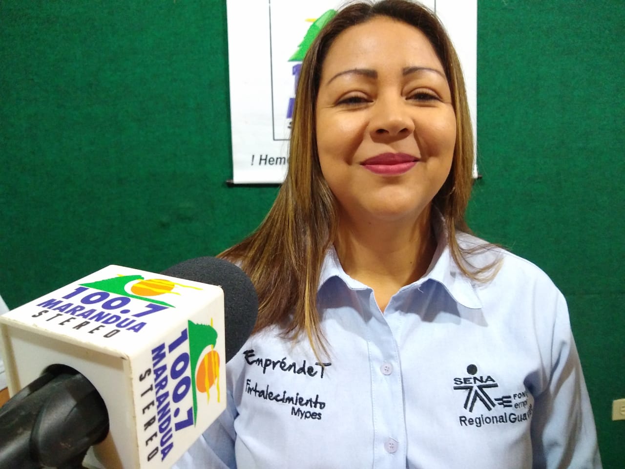 Judy Escobar Amado de la Oficina de Emprendimiento SENA Regional Guaviare