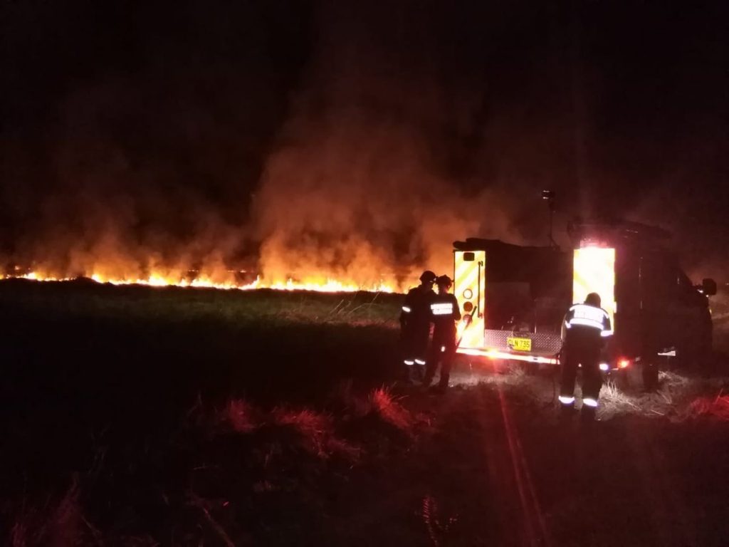 Bomberos San José del Guaviare atendió dos incendios forestales