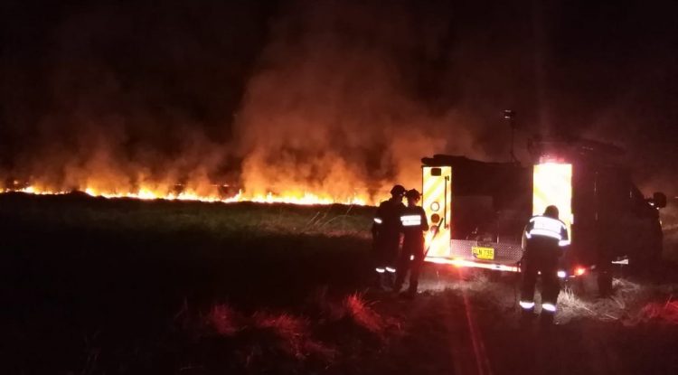 Bomberos San José del Guaviare atendió dos incendios forestales