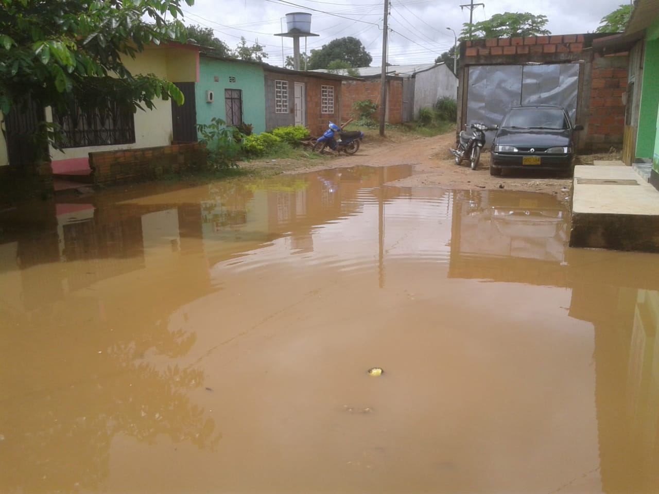 Inundación barrio el Modelo- Foto/ Harley Ramirez