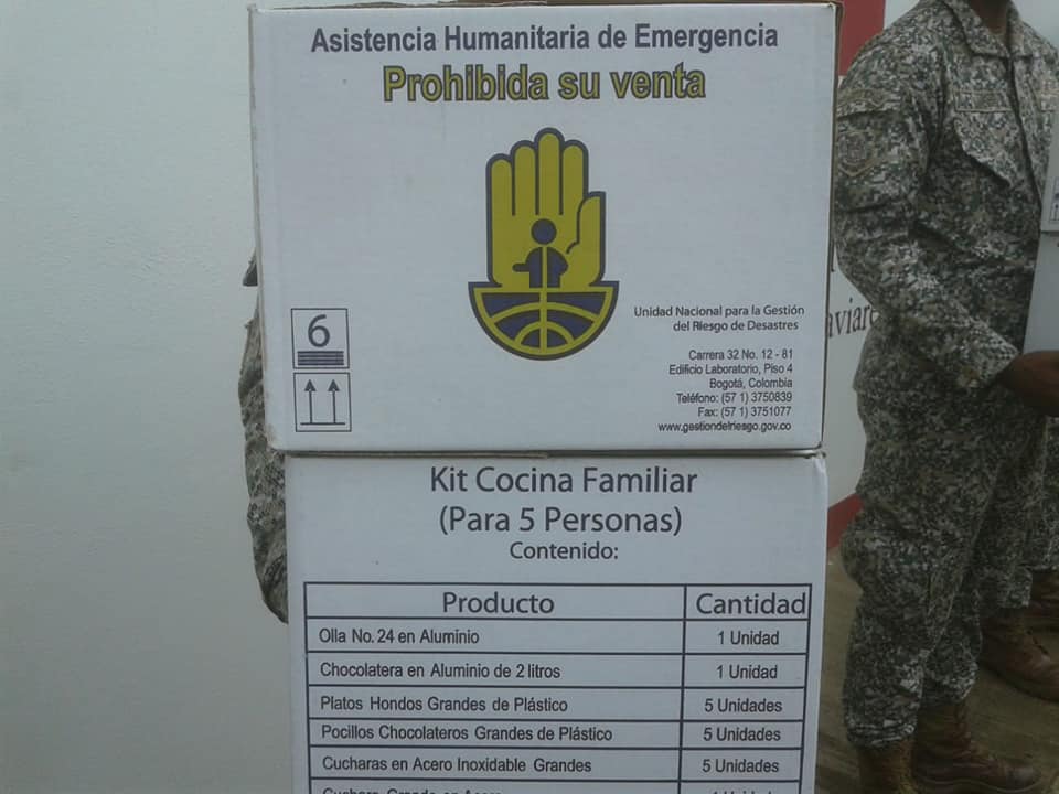 Ayudas humanitarias para afectados por el invierno en San José del Guaviare