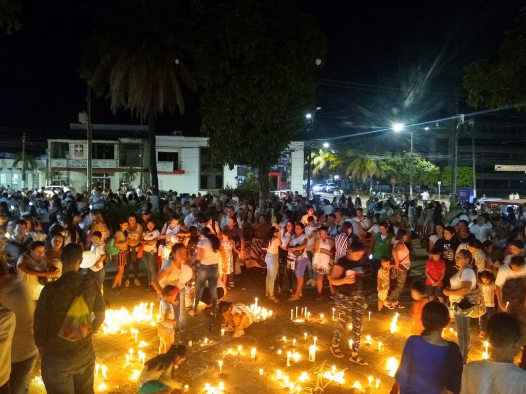 Ciudadanos marcharon para rechazar crimen de menor en Guaviare