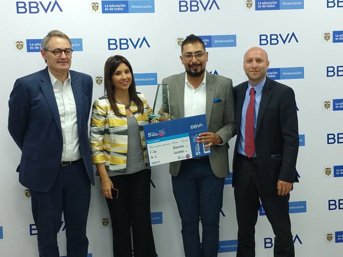 Mario Gómez, docente del Guaviare entre los mejores en premios BBVA