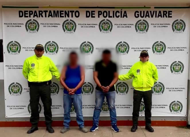 Capturan a dos integrantes de la banda "Los Patrones" en el Meta