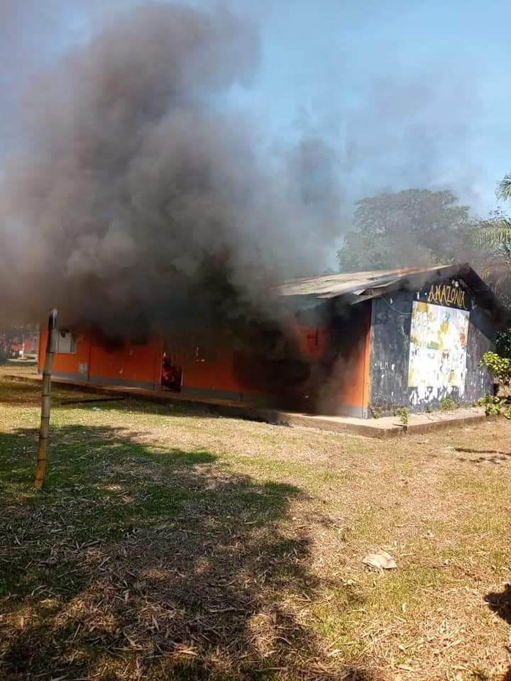 Incendio en internado en Calamar, Guaviare.