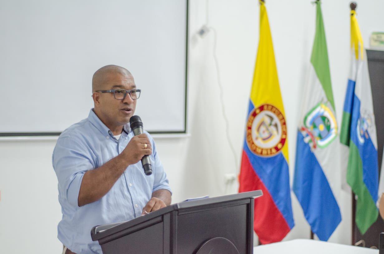 Rohymand Giovanny Garcés Reina, alcalde de Calamar, Guaviare. - Foto/ Esteban Duque