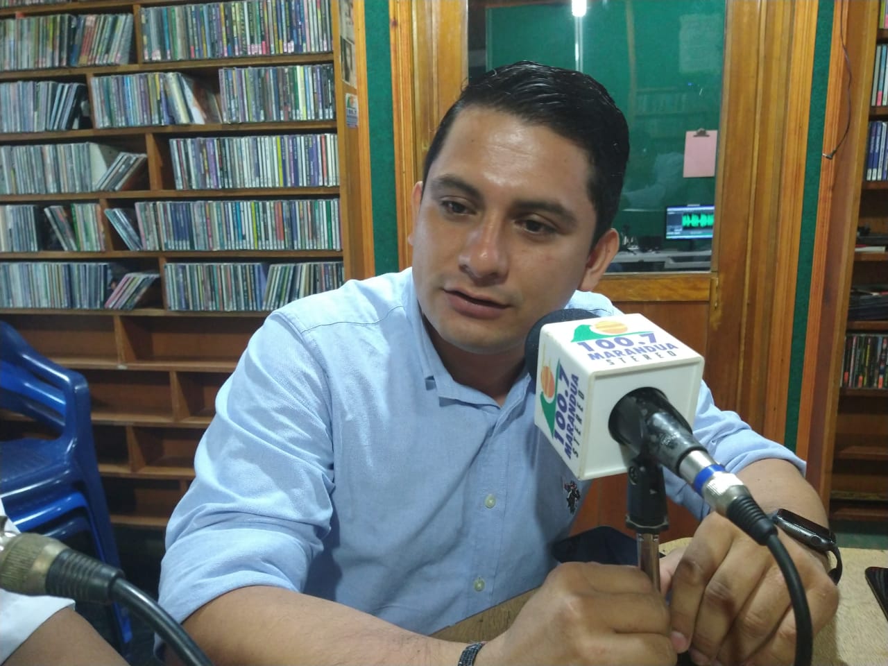 Cristian Pinto, secretario de Obras Públicas Departamental.