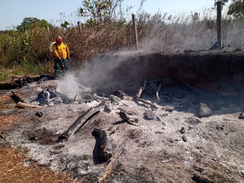 Quema residuos sólidos, posibles causas de incendio forestal en Altos de San Jorge