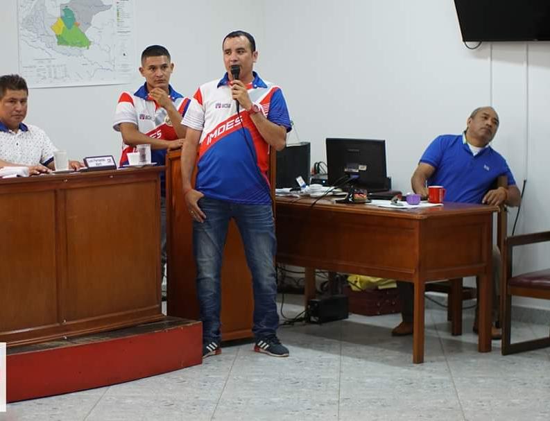 Oscar Manrique, director del Instituto Municipal de Deportes IMDES.