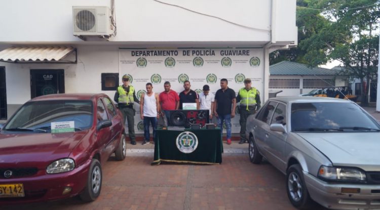 Policía capturó a cinco sujetos por hurto en San José del Guaviare