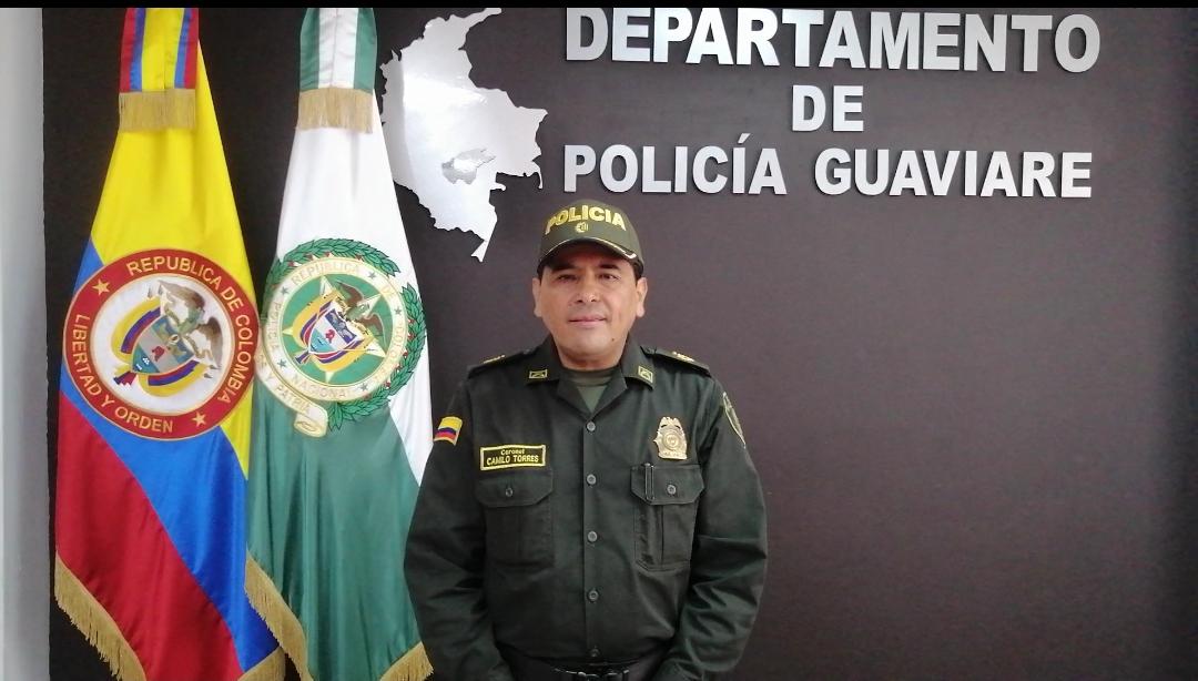 Coronel Camilo Torres, comandante de Policía Guaviare.