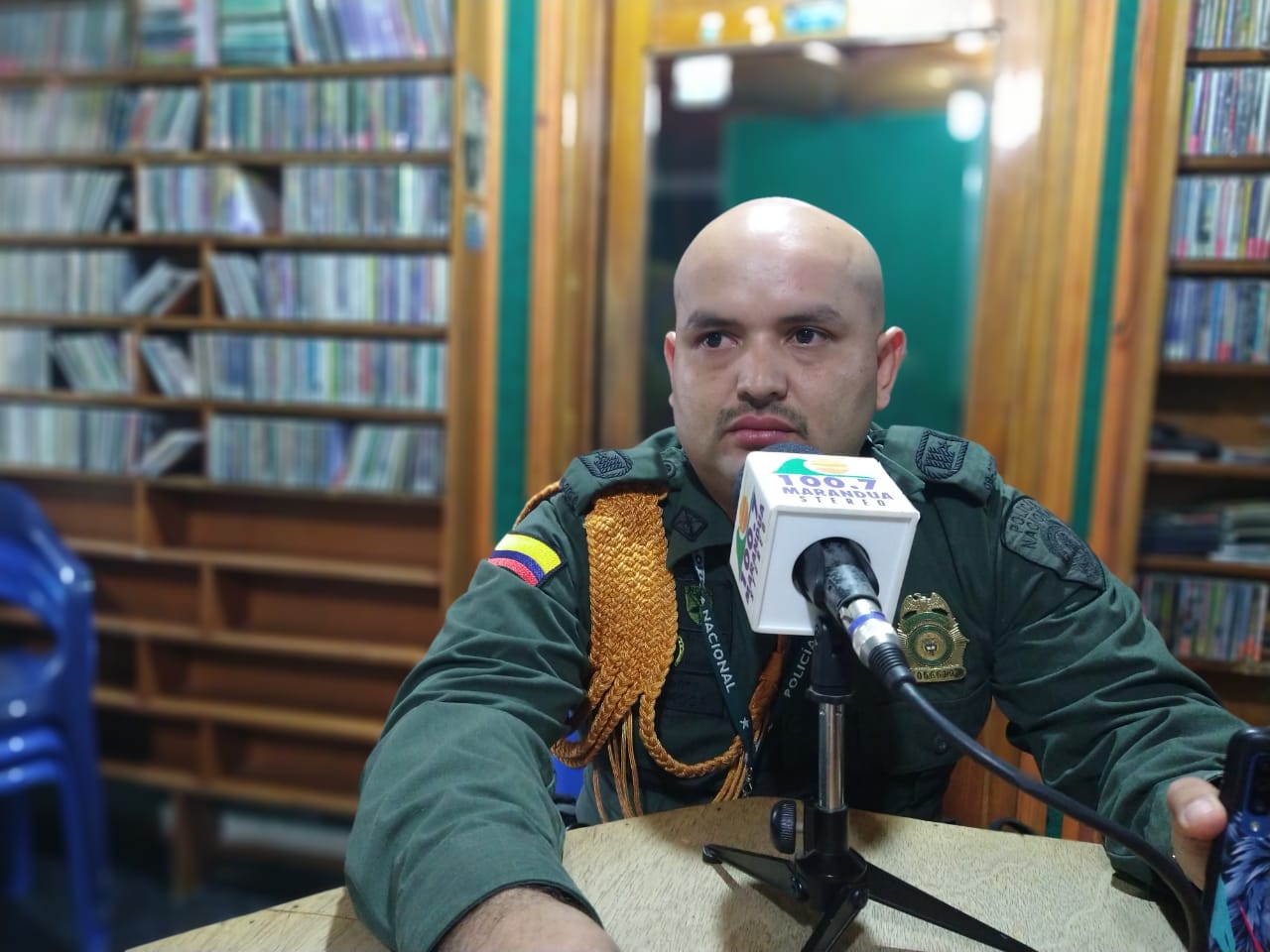 Intendente Luis Gerardo Quiroga, del Grupo de Carabineros y Guías Caninos de Policía Guaviare.