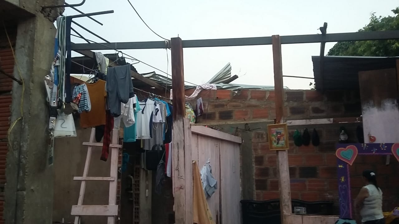 93 viviendas y dos personas afectadas por vendaval en San José del Guaviare