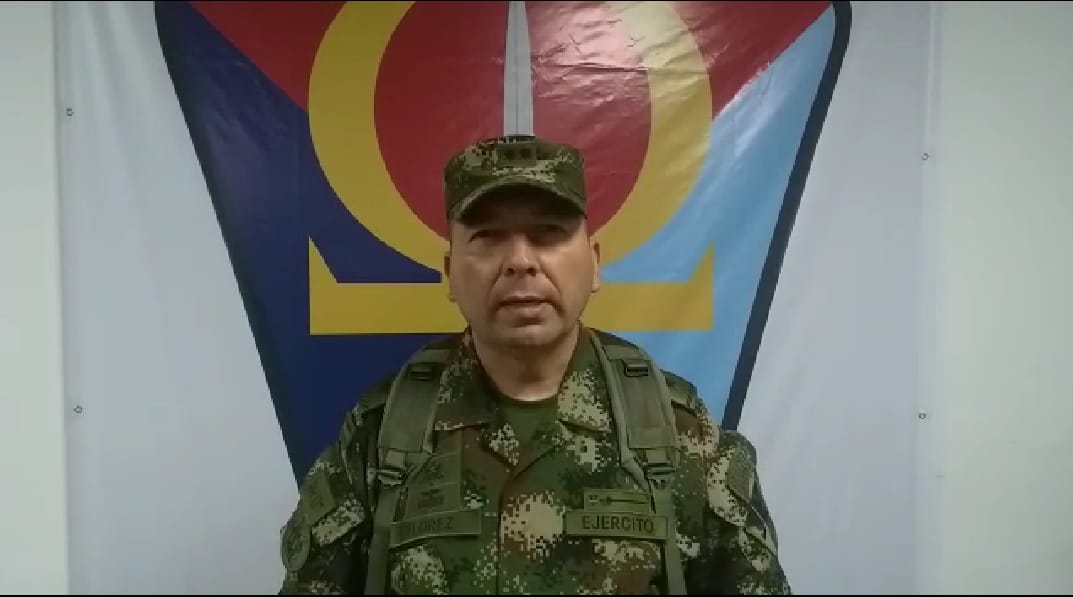 Brigadier General Raúl Hernando Florez Cuervo, comandante Fuerza de Tarea Conjunta Omega.