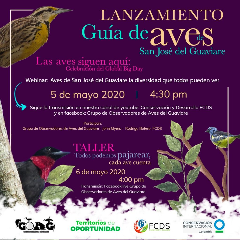 Lanzamiento Guía de Aves de San José del Guaviare