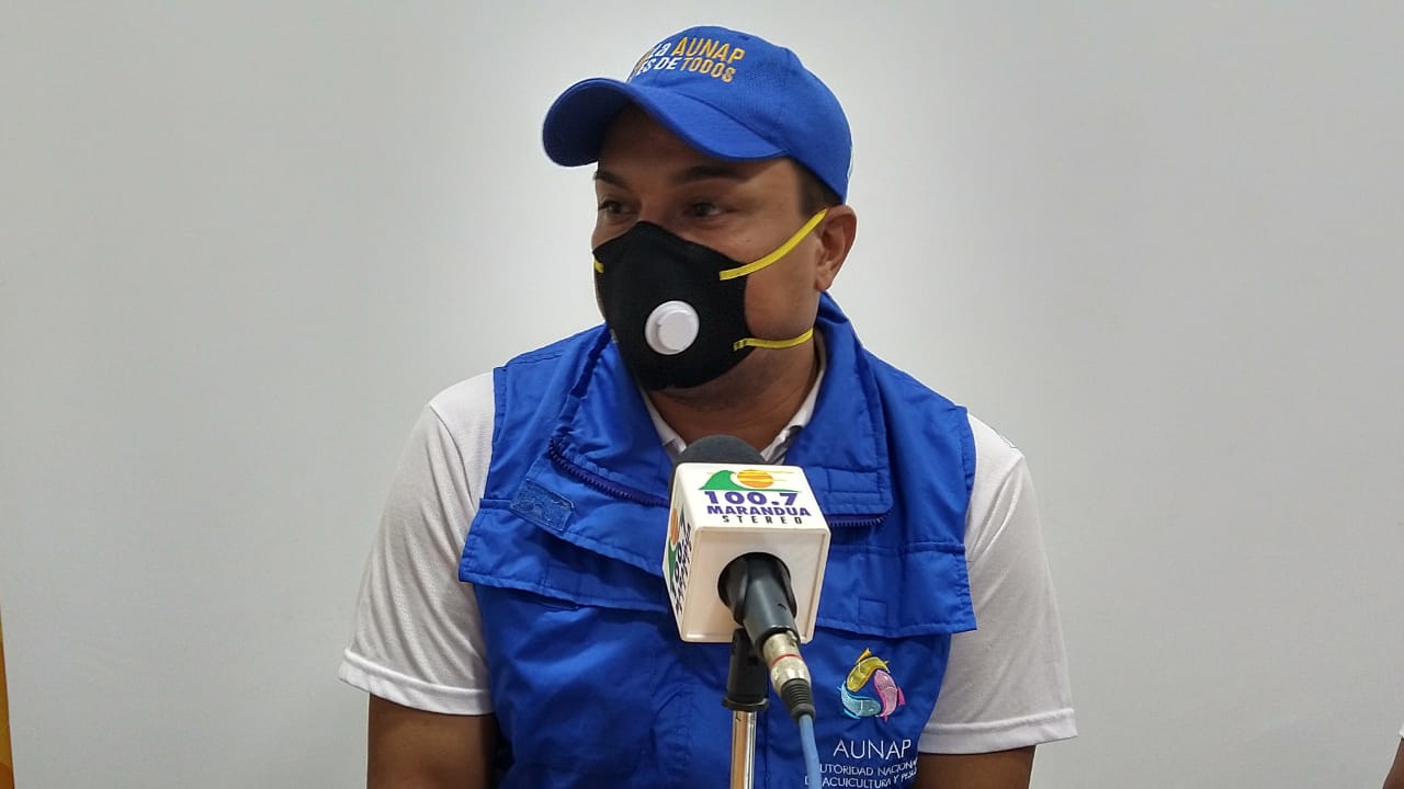 Wilfredy Díaz, delegado de la Autoridad Nacional de Acuicultura y Pesca AUNAP.