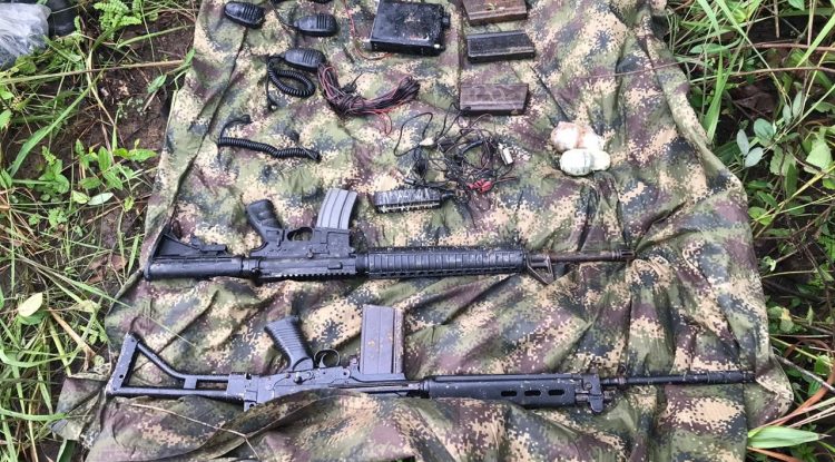 Ejército ubicó depósito ilegal con armamento en Guaviare