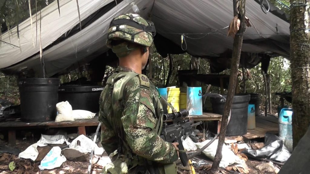 Hallan cristalizadero para la fabricación de cocaína en Guaviare