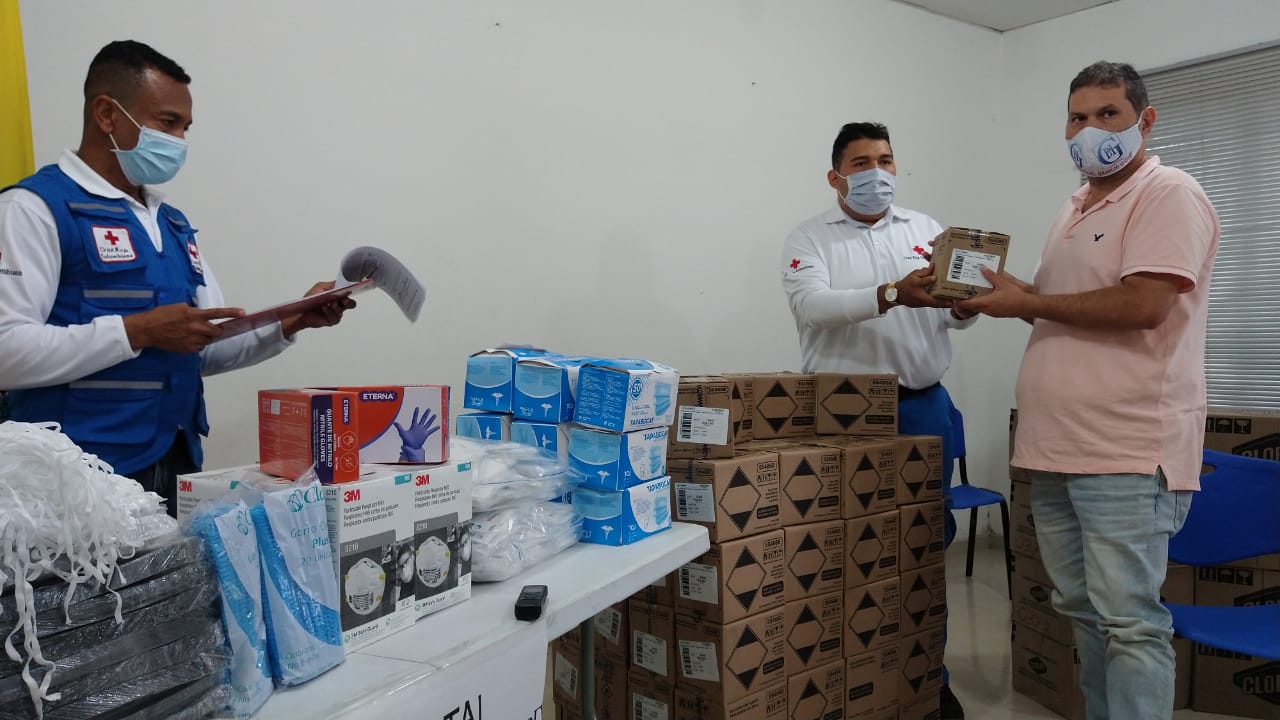 Cruz Roja entregó elementos de protección a instituciones de salud en Guaviare