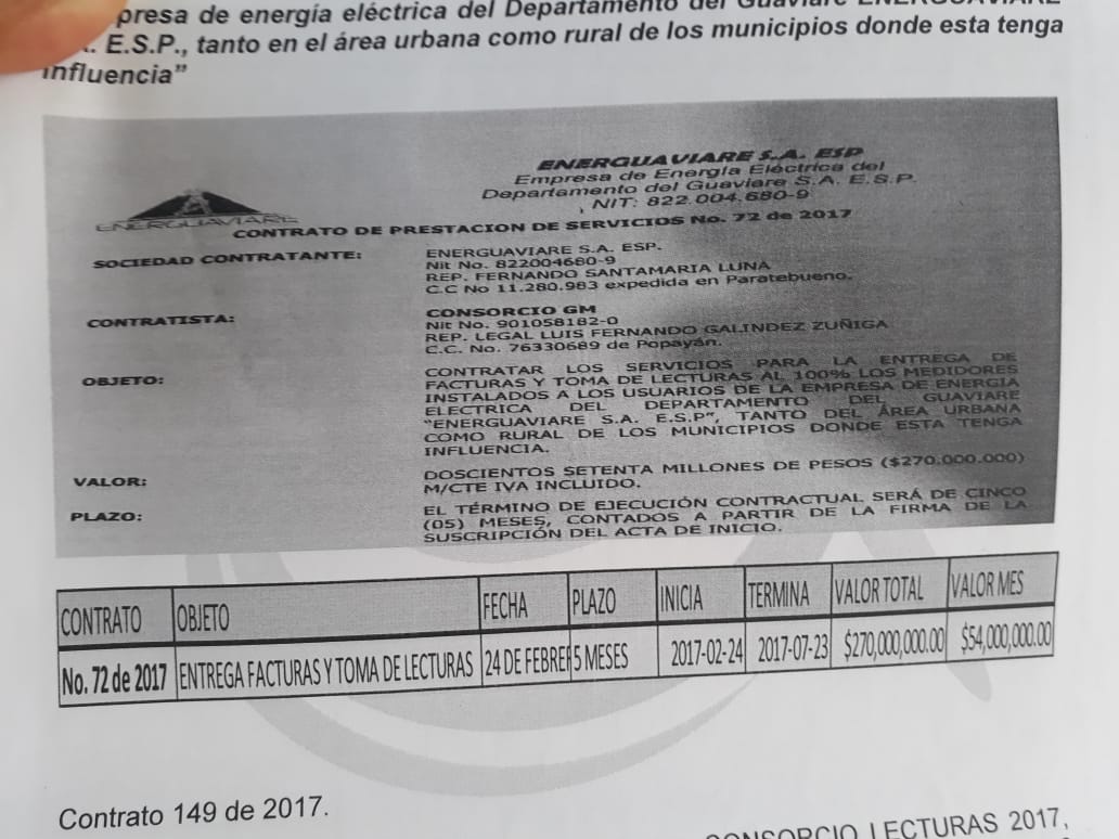 Contraloría Departamental halló posibles irregularidades en contratos en Energuaviare