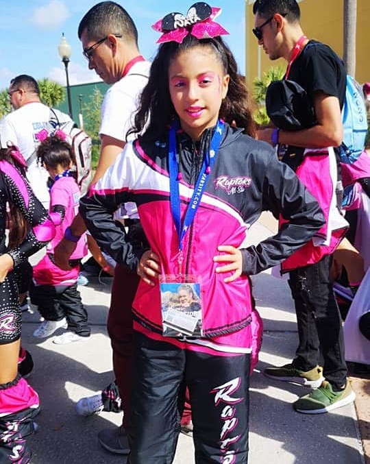 Laura Natalie Burbano Diaz, el cuarto puesto en la categoría Nivel 1 pre- juvenil de 8 años a 14 años
