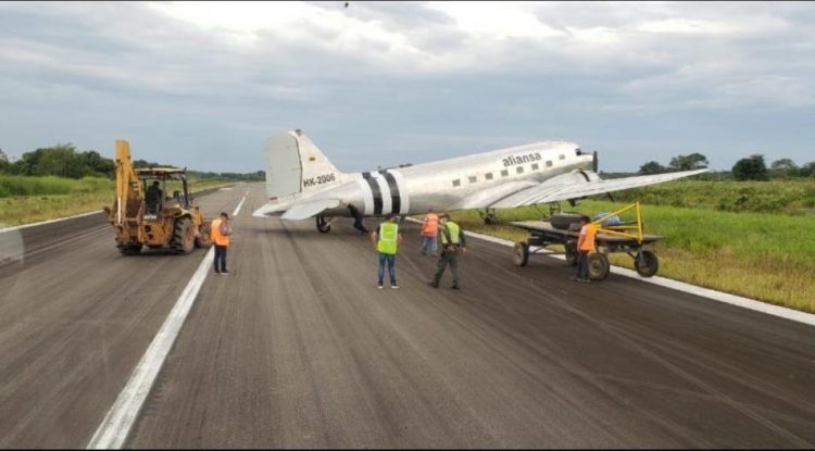 Avión se salió de la pista cuando aterrizaba en San José del Guaviare