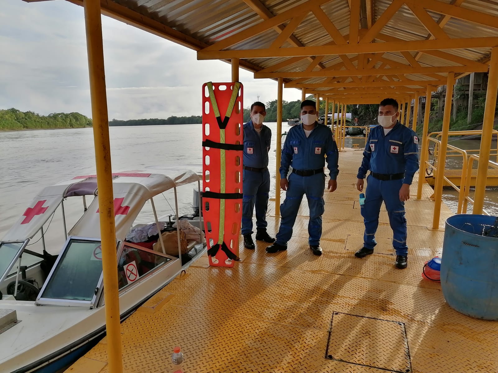 Cruz Roja Colombiana sale en búsqueda de tres cuerpos desaparecidos en Río Guaviare