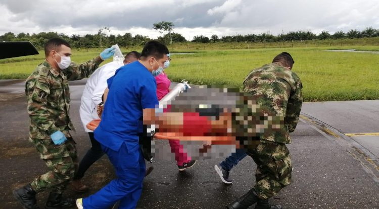 Un soldado herido tras activación de artefacto explosivo en Nueva Colombia, Meta