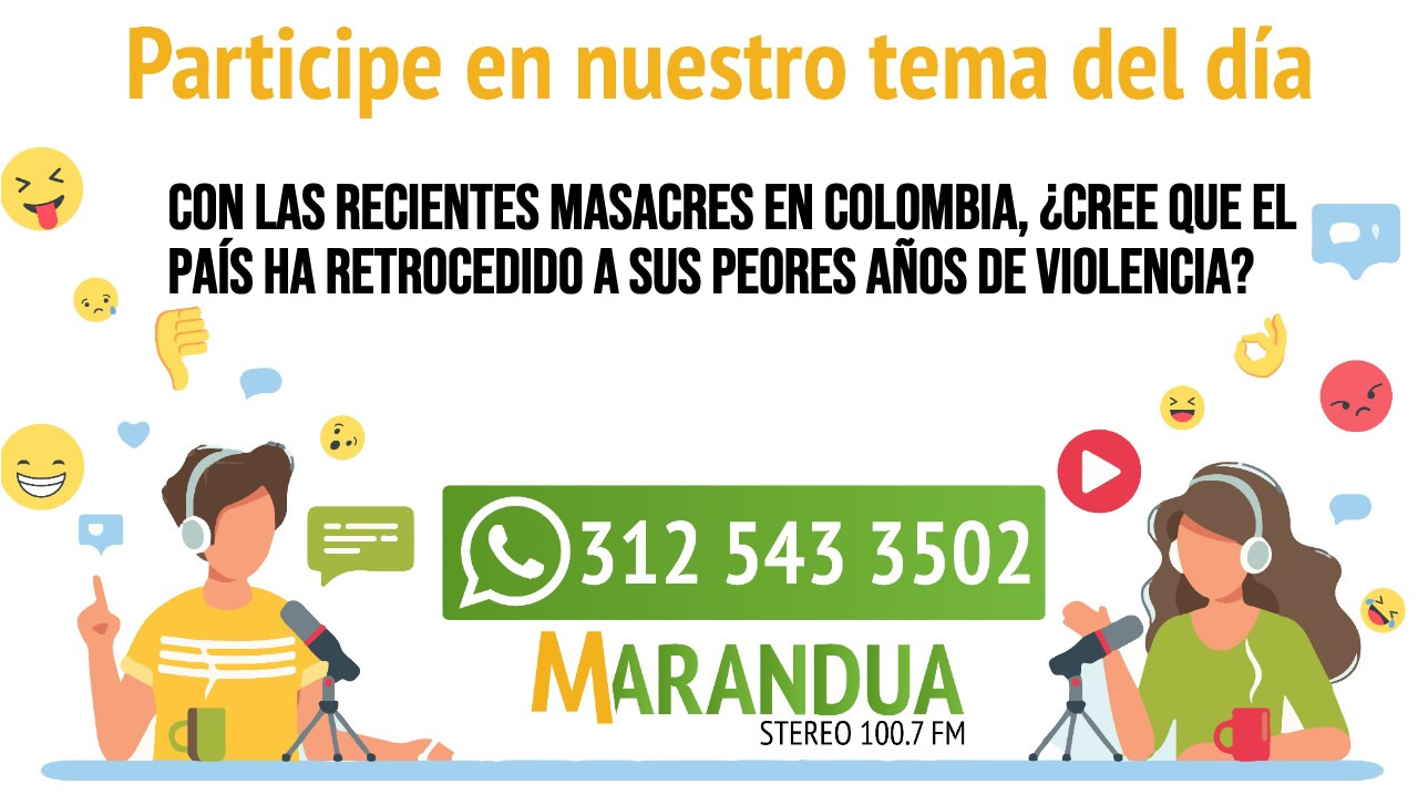Con las recientes masacres en Colombia, ¿cree que el país ha retrocedido a sus peores años de violencia?