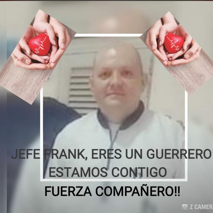 Frank Sánchez, enfermero jefe se recupera en casa de sus padres