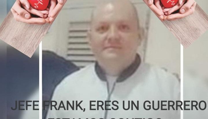 Frank Sánchez, enfermero jefe se recupera en casa de sus padres