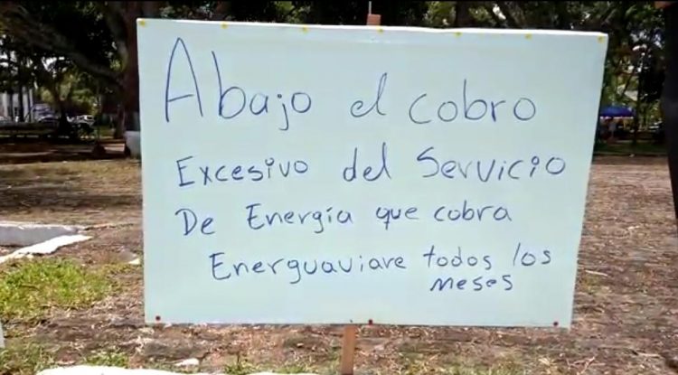 Ciudadanos marcharon en San José del Guaviare por el servicio de energía eléctrica