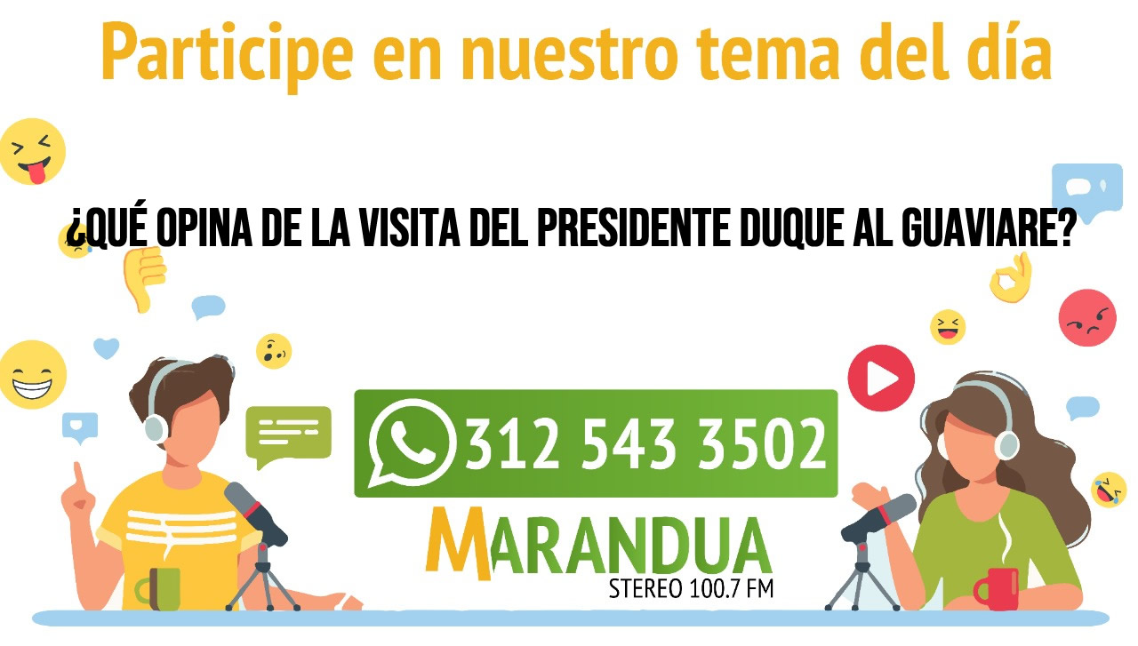 ¿Qué opina de la vista del Presidente Iván Duque al Guaviare?