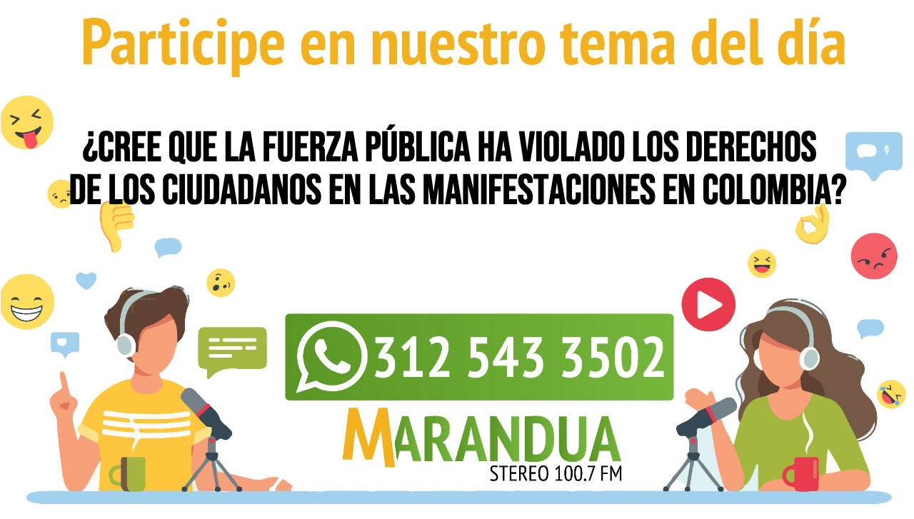 ¿Cree que la Fuerza Pública ha violado los derechos de los ciudadanos en las manifestaciones en Colombia?