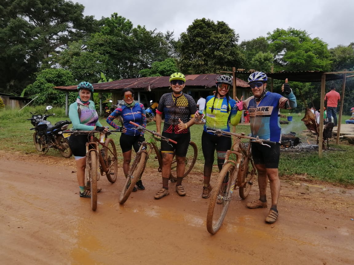 Más de 50 ciclistas participaron de la travesía a Damas de Nare